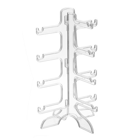 Glass stands 4 places, 16 × 14.5 × 25.5, transparent color-1