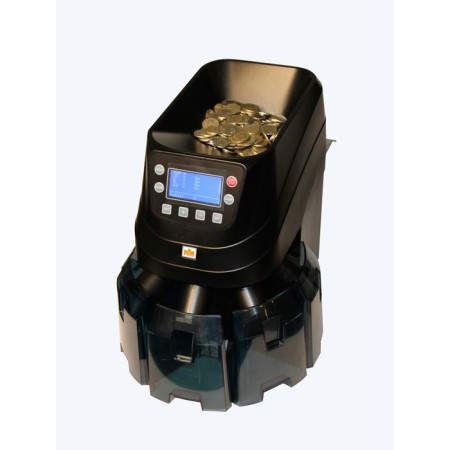 MBOX CS-510 Coins Sorter, 5 boxes, 1200 m/min, face chant, display, black