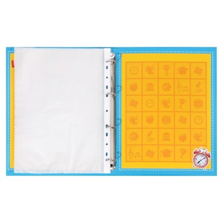 School folder on the rings "Portfolio of an elementary school student", 10 sheets-undergraduate, 24.5 x 32 cm.-4