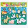 Stencil for kids "Fun Farm" with coloring