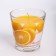 Aromatic candle in a glass "Orange", 6.5x6.5 cm, 10 hours, 165 g, orange