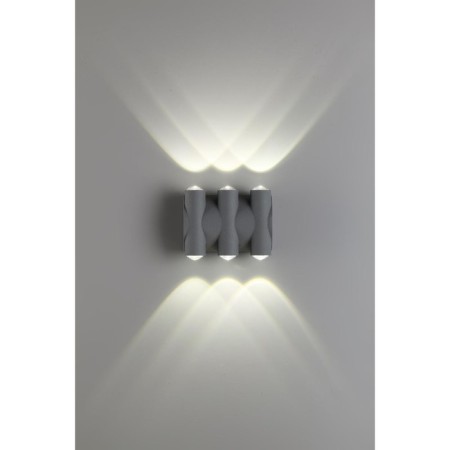 Calle lamp, 6x6W Led, 4000k, 510lm, IP54, gray color.-2