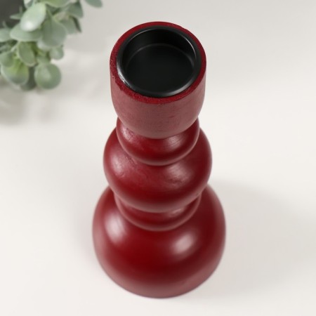 Summary tree for 1 candle "Ellipas" Bordeaux 9.8x9.8x24 cm-1