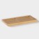 Porcelain set for spices on the Bellatenero bamboo stand, 3 objects: Solonka 60 ml, pistor 60 ml, stand, white color