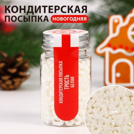 Conlyting Sprinking "Trost", White, New Year, 50 g