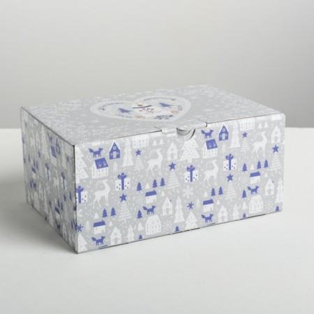 Folding box "New Year", 22 x 15 x 10 cm, New Year-1