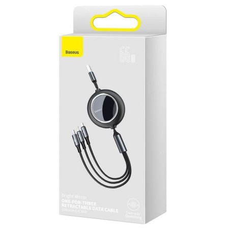 3 in 1 baseus cable, 3.5 a, microUSB/type-C/Lightning-USB, 1.1 m, black-9