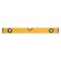 Aluminum tundra level, 3 eye (1 turning eye), 600 mm