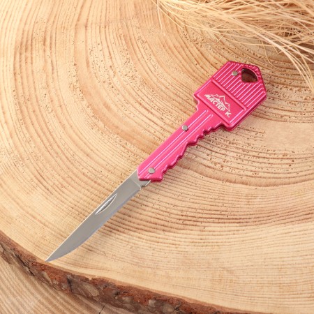 The folding "key" is 11.7 cm, the blade is 47mm/1.8 mm, keychain, mix-4