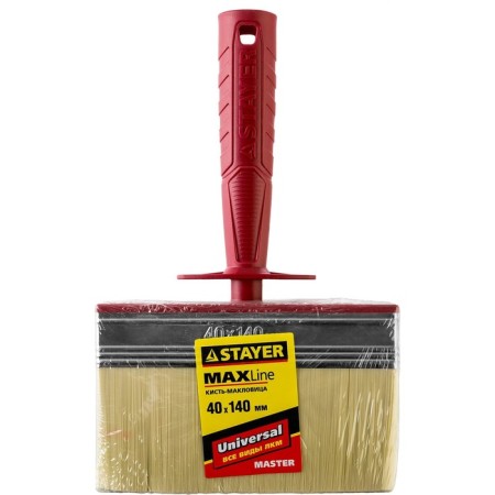 Brush Maclovice Stayer Universal 01824-14, light bristles, plastic case, 4x14 cm-2