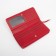 Women's wallet with lightning, red color
