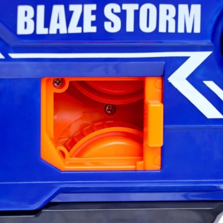 Blaster "Demon", shoots soft balls, works from batteries-2