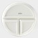 Porcelain plate for proper power supply, D = 23 cm