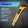 A universal tundra knife, a plastic case, 18 mm