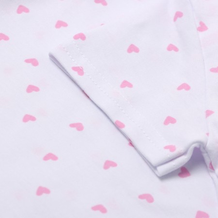 Children's T -shirt, white color/hearts, height 80-2
