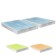 A4 notebook, 96 sheets in the cage on the Erichkrause MC-7 bracket, covered cardboard, block offset, whiteness 100%, mix