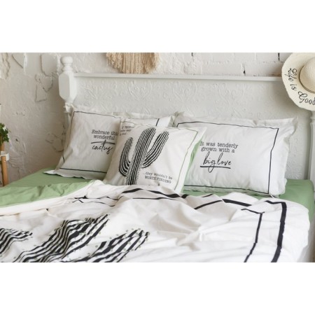 Bed linen "Ethel" 2 joint venture cactus 175x215 cm, 200x220 cm, 50x70+3 cm - 2 pcs-13