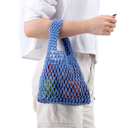 ALOSKA 20 x 30 cm, handle 10 cm, cell 1.5 cm, blue-1