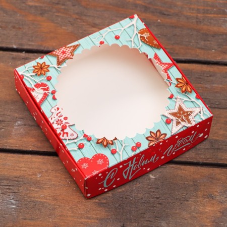 Box "New Year's miracles" 11.5 x 11.5 x 3.2 cm-1
