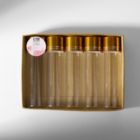 Jars for storing beads, D = 2.2 × 8 cm, 5 pcs-4