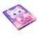 Notebook Gift Book 96l, line, colored cut, PVC Cat cover 3D (17.7x12.4cm)