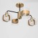 Cutilux Burton Cella CL140141 49x45x30.5 cm, 4x60W, E14, brown color