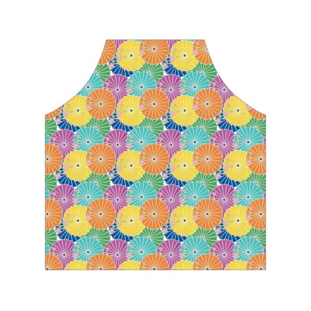 Apron kitchen with a photo print "Chinese umbrellas", adjustable, size OS-2
