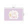 Set of napkins for setting the Girl Power table, rectangular, rounded edges, size 30x46 cm, 4 pcs