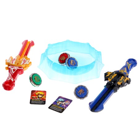 A set of wolves Ultra Spin “Battle of gladiators”, 4 tops, 2 launch devices, arena-3