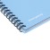 Notepad on spirals A5, 80 sheets, cage, Erichkrause "Symbol", plastic cover silk -screen covers, Bellar Belicia Blok 100%, Blue, Blue, Blue, Blue