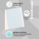 Notebook 96 sheets Erichkrause Coverpro Pastel Classic, Plastic Cover, OFSET BOLK, 100%White, Mint