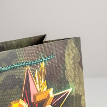 Package Gift Laminated Vertical, packaging, “Real Hero”, Ml 23 x 27 x 11.5 cm-2