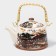 Keramic teapot keramic with metal sieve "Landscape", 600 ml