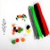 Set for creativity from wire with pile, pompons, eyes No. 11, color mix