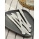 Stainless steel knife Magistro Versal, length 22.8 cm, thickness 3.5 mm