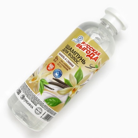 Hair shampoo Russian benefits, 500 ml, vanilla and cream aroma-1