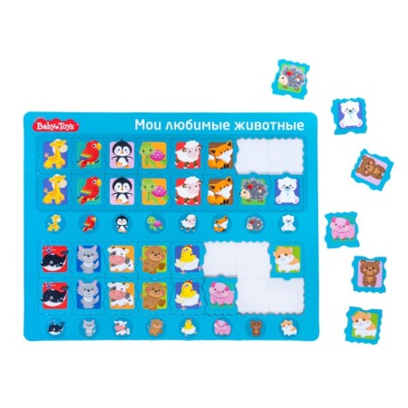Puzzle tablet "My favorite animals"-1