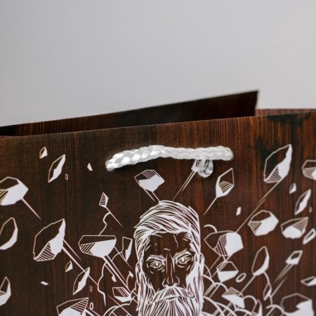 Gift laminated package, packaging, “Real man”, MS 18 x 23 x 8 cm-3