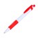 Automatic ball handle, 0.7 mm, blue rod, white case, with a rubber holder