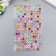 Plastic sticker "Rhinestial rhinestones" MIX D-0.6 cm 10x22.5 cm