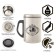 Thermal circle, 500 ml, steel "most important", retains heat 2 hours, 13.5 x 8.3 cm
