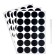 Stickers Waterproof "Circle", set of sheets 5 pcs., Cretaceous marker, diameter 1 stickers - 38 mm