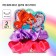 Satin hair elastic band, 2 pieces, vinx