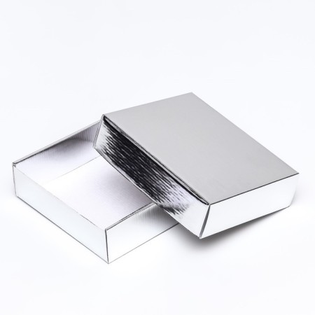 Box the team, cover is, silver, 18 x 15 x 5 cm