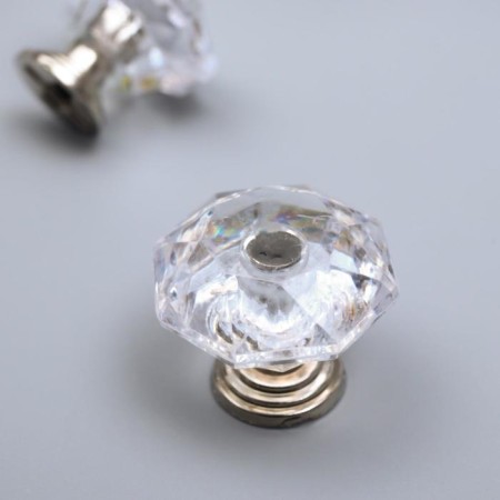 Pen for the casket Metal "Crystal" silver set 2 pcs 2.2x2.2 cm
