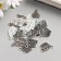 Decor for creativity Metal "Comb" silver 1.9x1.4 cm