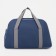 Sports bag with lightning, external pocket, average size, gray/blue color