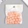 Beads for creativity plastic "salmon" matte d = 1.2 cm set 20 grams