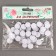 Velcro on a glue basis "Circle", set 55 pcs., Size 1 pc: 1.5 × 1.5 cm, color gray color