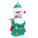Soft toy "New Year", on a suspension, with a bag, species mix